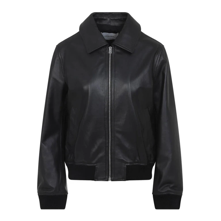 Yves Salomon Blouson En Cuir - Noir