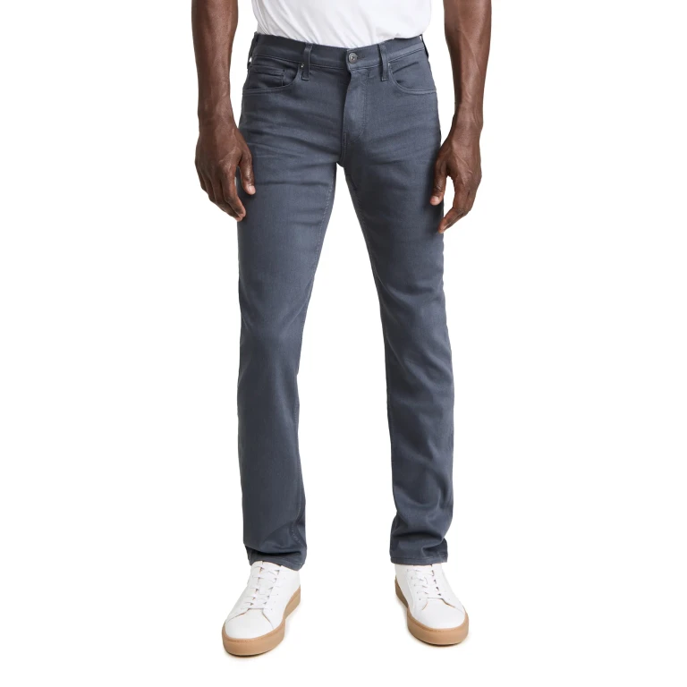 PAIGE Federal Transcend Slim Straight Jeans Pewter Stone 29