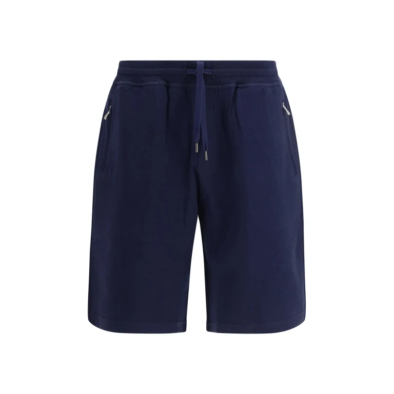 Brunello Cucinelli Shorts In Cotton Cashmere And Silk