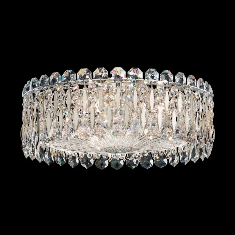 Sarella 3-Light Flush Mount Ceiling Light in White