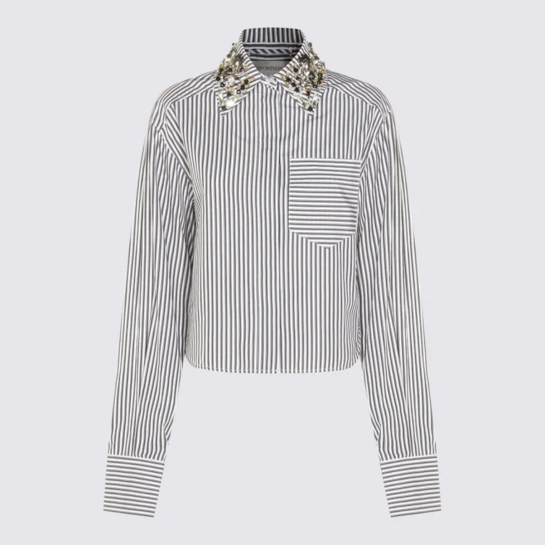 SportMax Black And White Shirt