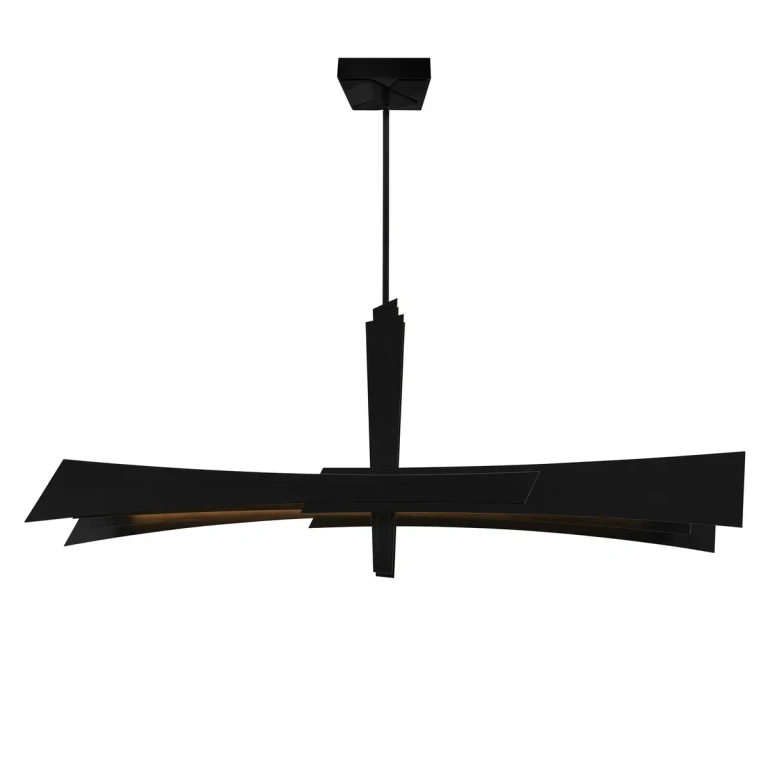 Black LED Chandelier from the Solara Collection