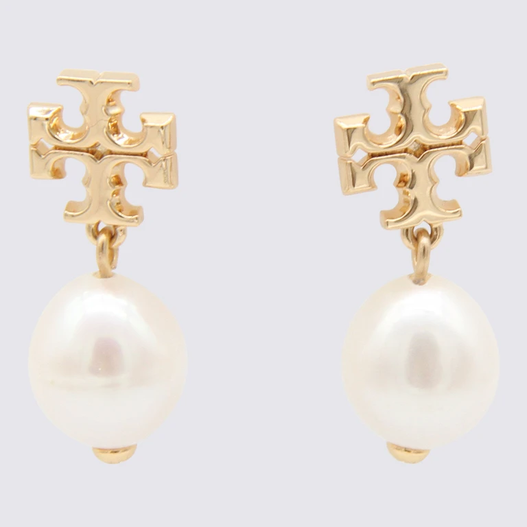 Tory Burch Bijoux Gold/ivory _brass Pearl Titanium - Women