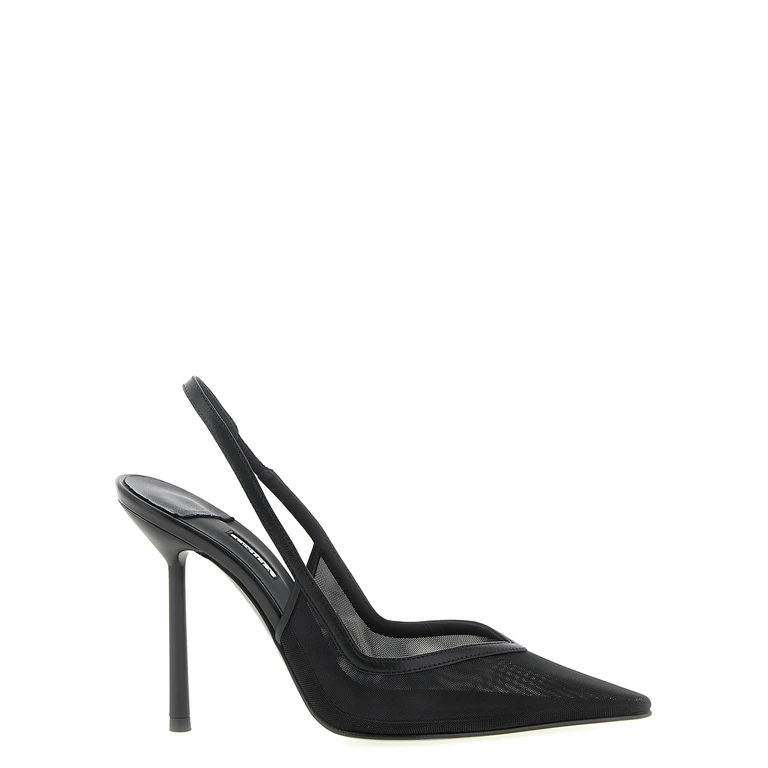 Le Silla Black Polyamide High Heel Pumps - Women
