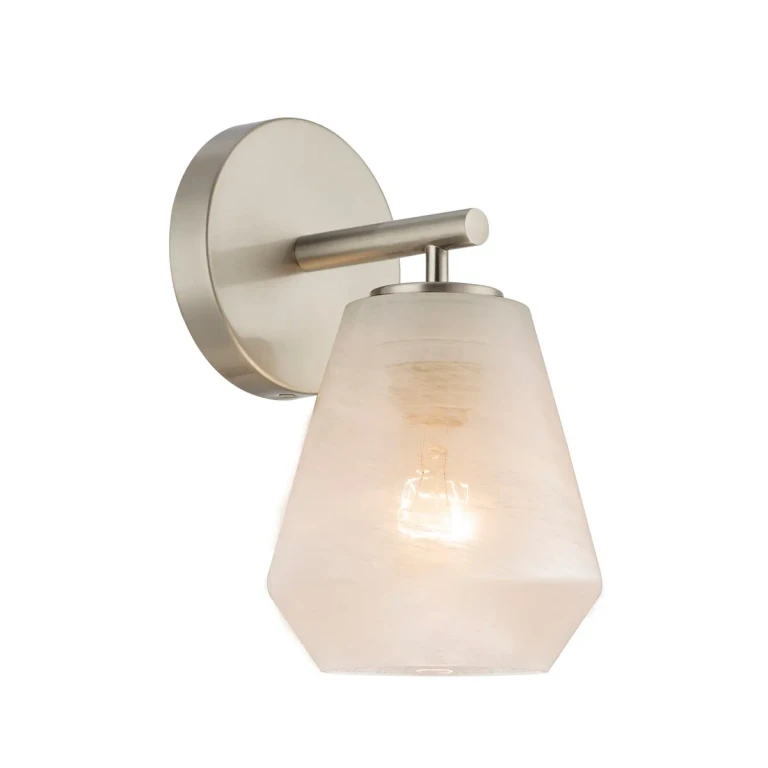Brushed Nickel Wall Sconce from the Brooke Collection