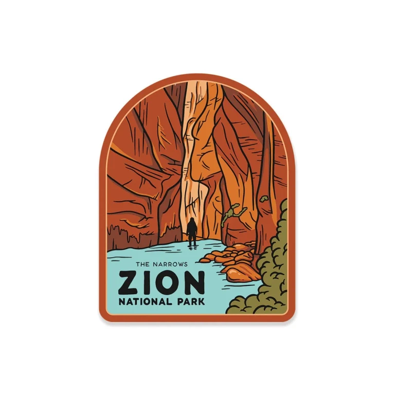 Zion The Narrows | Sticker