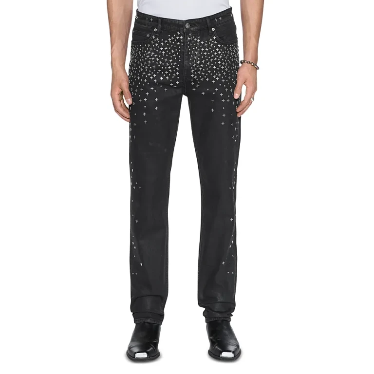 Ksubi Chitch Backstage Slim Fit Jeans in Black Metalik