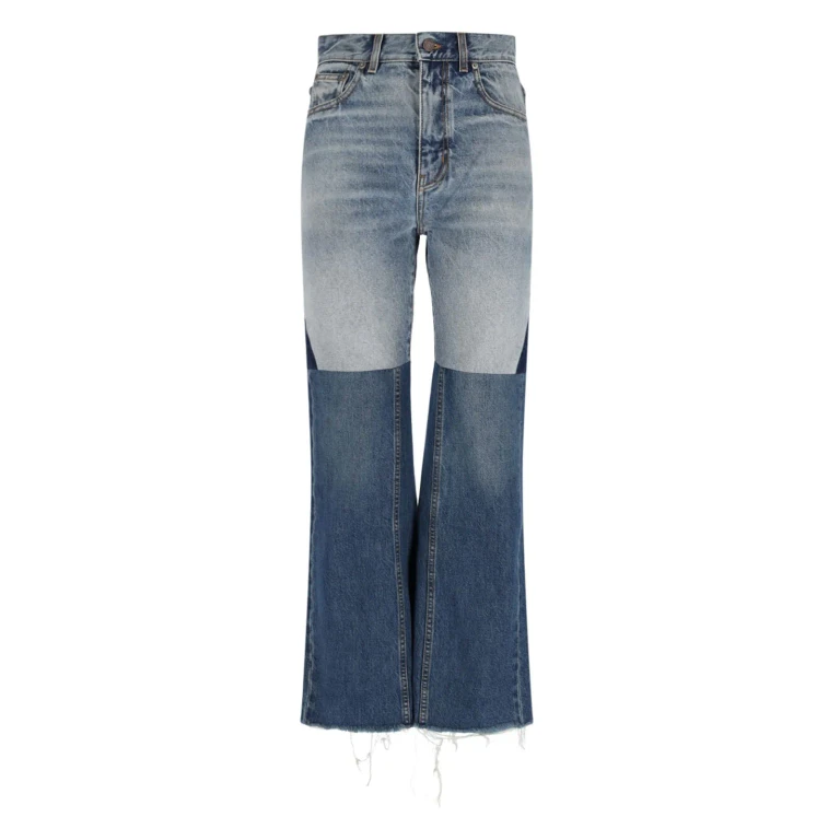 Off-White Rechte Jeans - Blauw