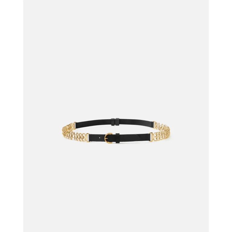 Pinko Ceinture avec empiècement en chaîne 2 cm - XS