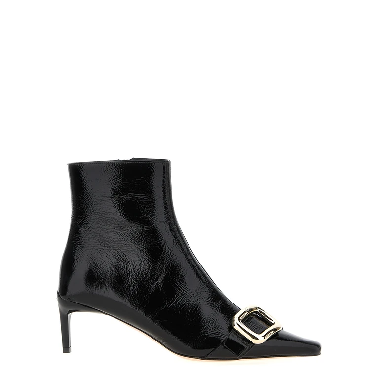 Roger Vivier Black Calfskin Ankle Boots - Women