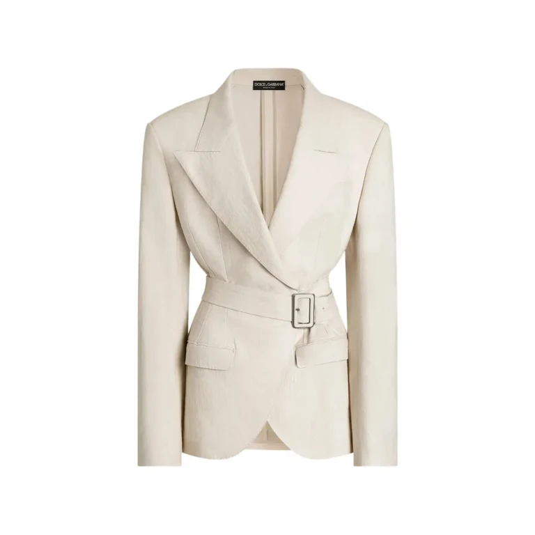 Dolce & Gabbana Single-breast Belted Jacket