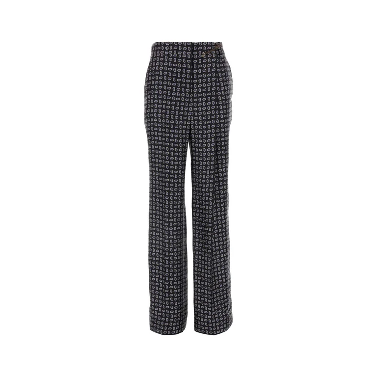 Prada High-Waist Twill-Hose