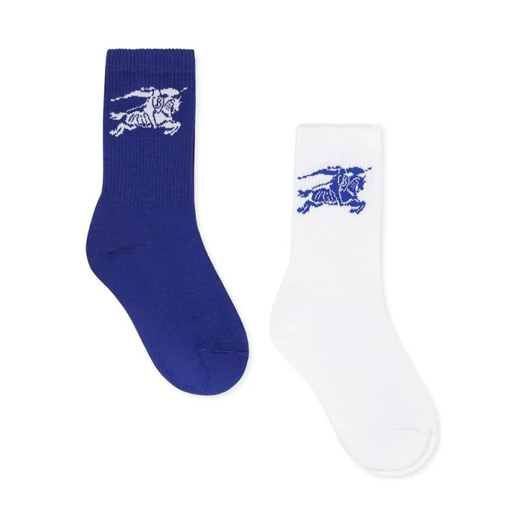 Burberry Unisex Equestrian Knight Multicolor Socks Set