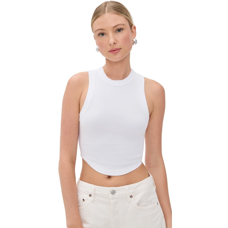 Vitamin A Daybreak Essential Crop Tank White M
