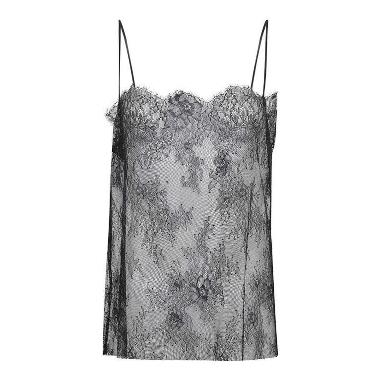 Alberta Ferretti Top - Noir