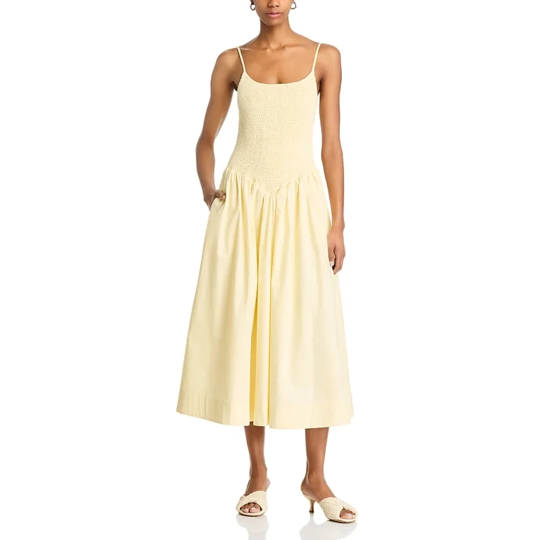 Hazel Smocked Dropped Waist Dress