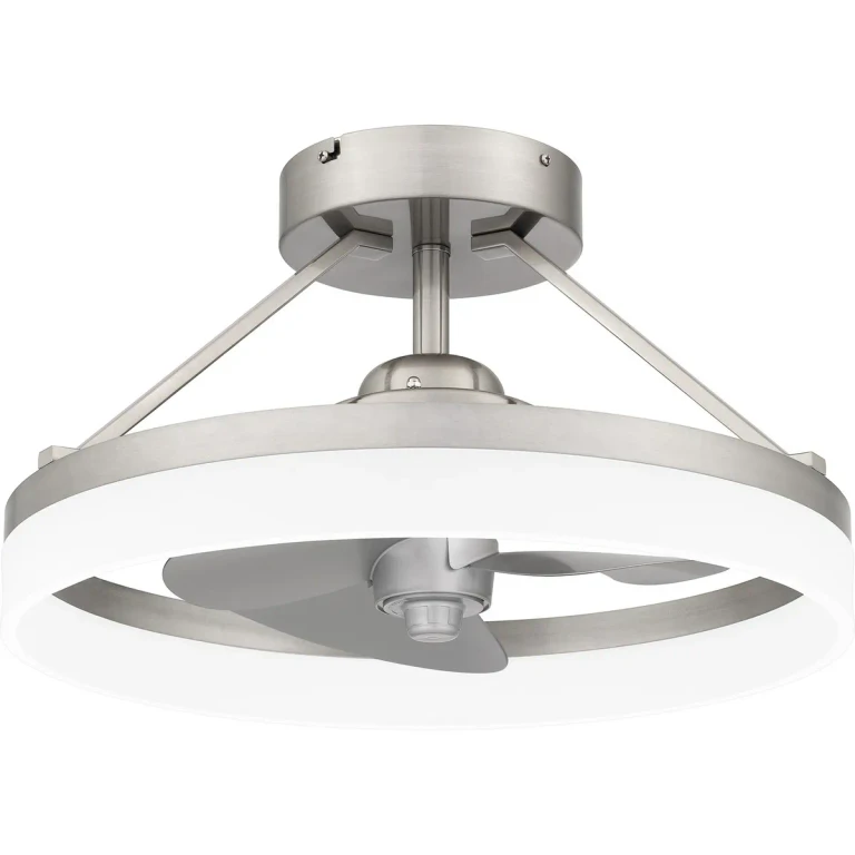 Brushed Nickel LED Fandelier from the Cohen Collection
