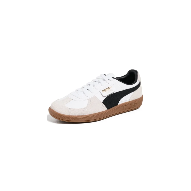 PUMA パレルモ レザー スニーカー プーマホワイト/ベイパーグレー/ガム