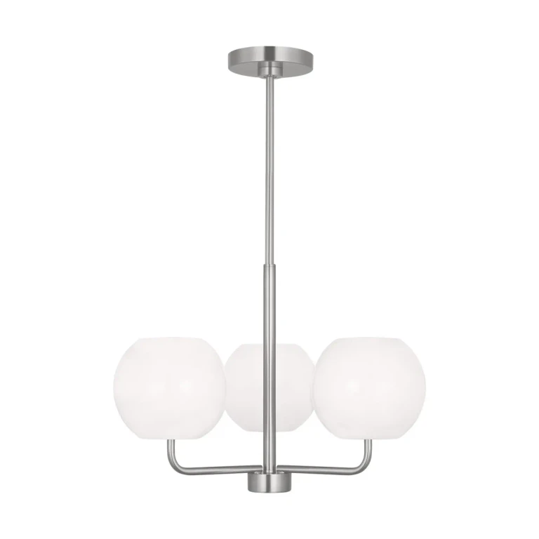 Brushed Steel Chandelier from the Rory Collection