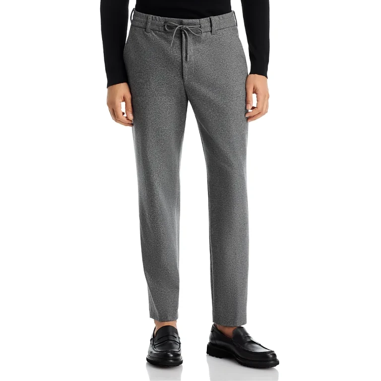 Boss Perin Tapered Fit Tech Flannel Pants