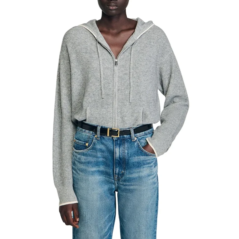 Sandro Hooded Cardigan