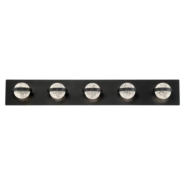 Black LED Bathbar from the Ryder Collection