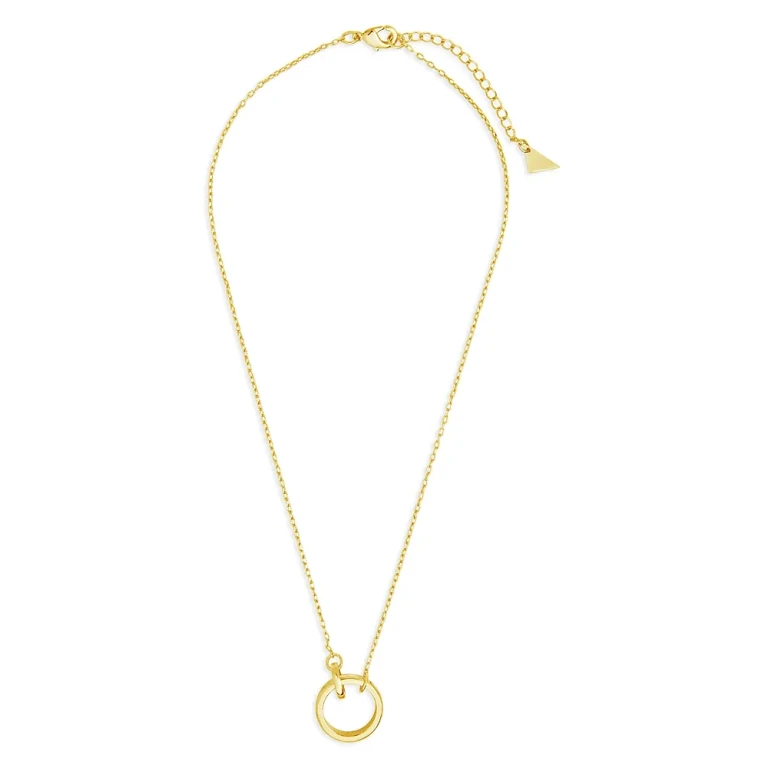 Sterling Forever Mishel Interlocking Necklace, 16
