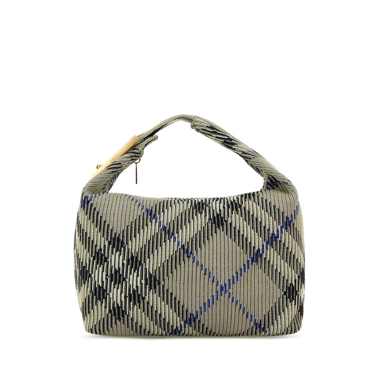 Burberry Burberry Checked Zipped Medium Tote Bag