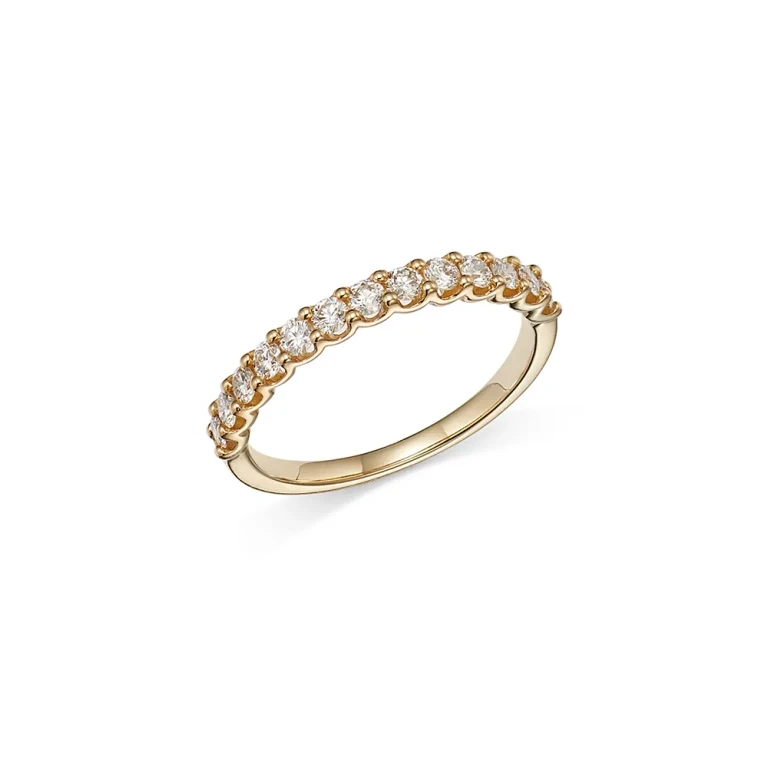 Diamond Stacking Band in 14K Yellow Gold, 0.50 tcw