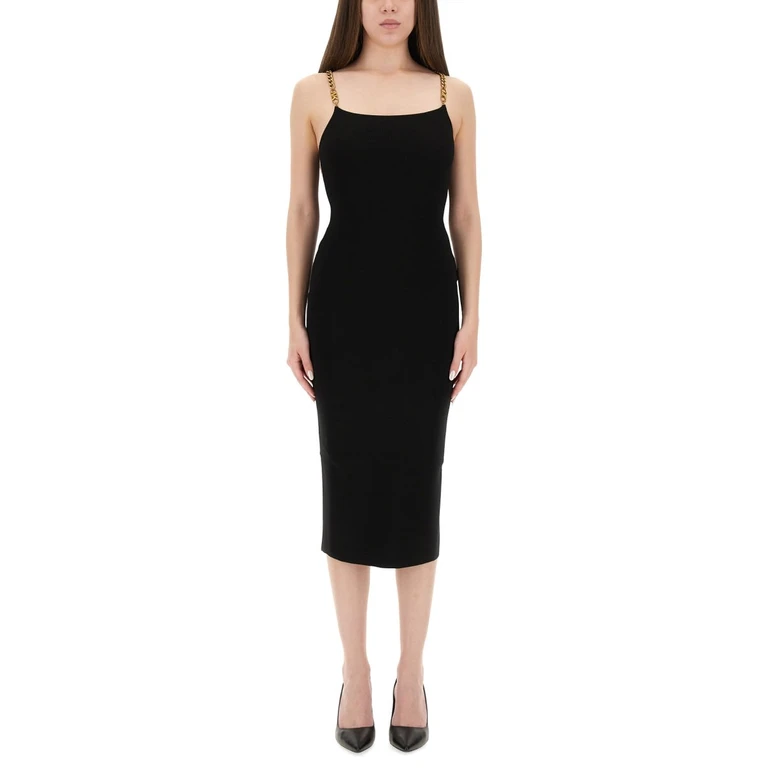 Michael Kors Longuette Dress With Decorations