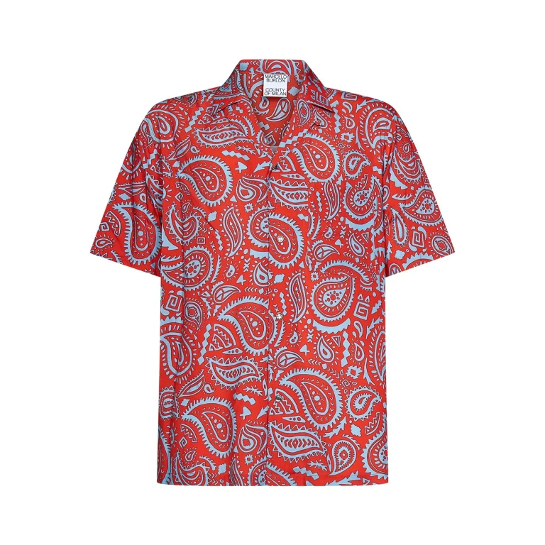 Marcelo Burlon County Of Milan Chemise - Rouge