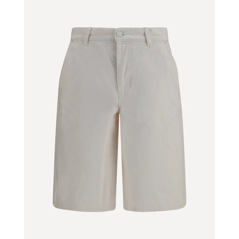 AMI PARIS Wide twill cotton Shorts Male 32