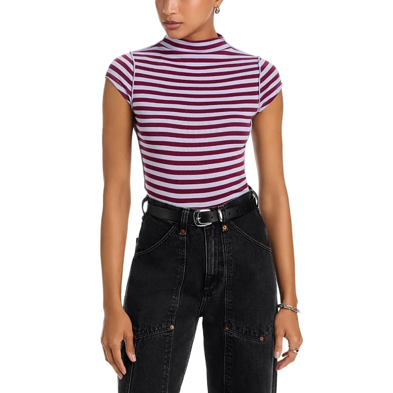 Free People We The Free Lola Stripe Tee