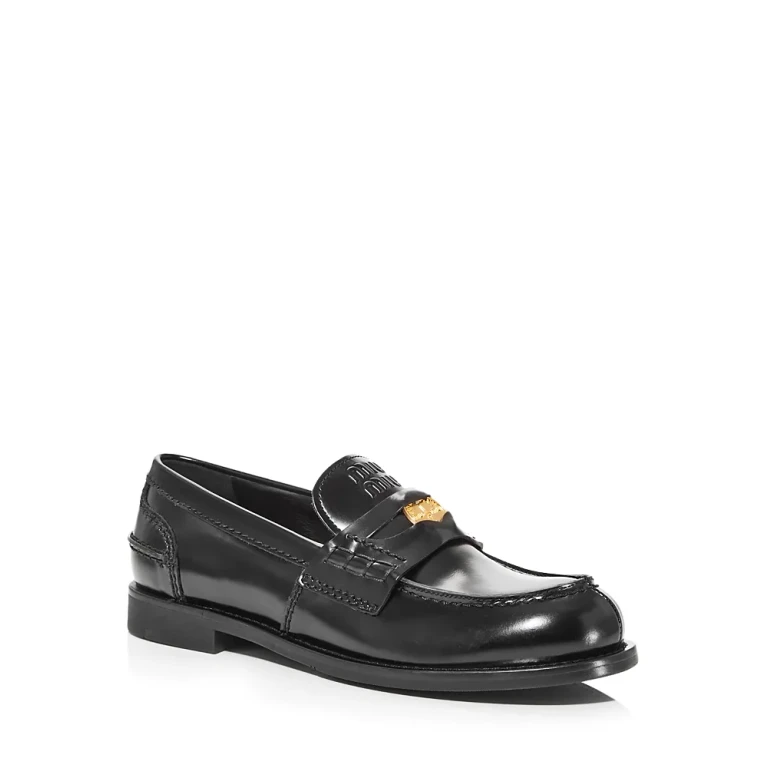 Miu Miu Women's Penny Coin Loafers