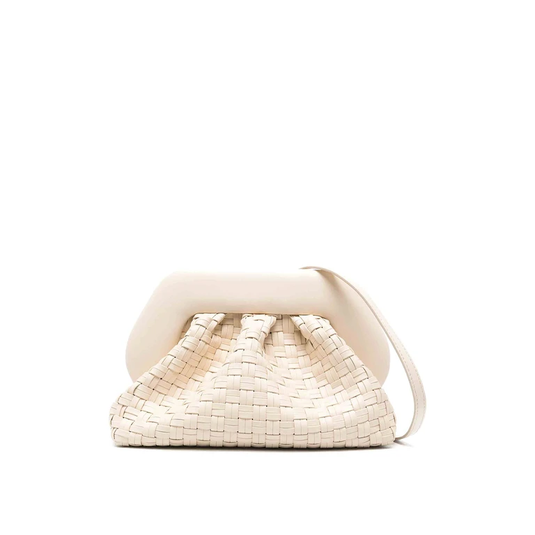 THEMOIRè Tia Clutch Bag In Vegan Fabric, Shell Color