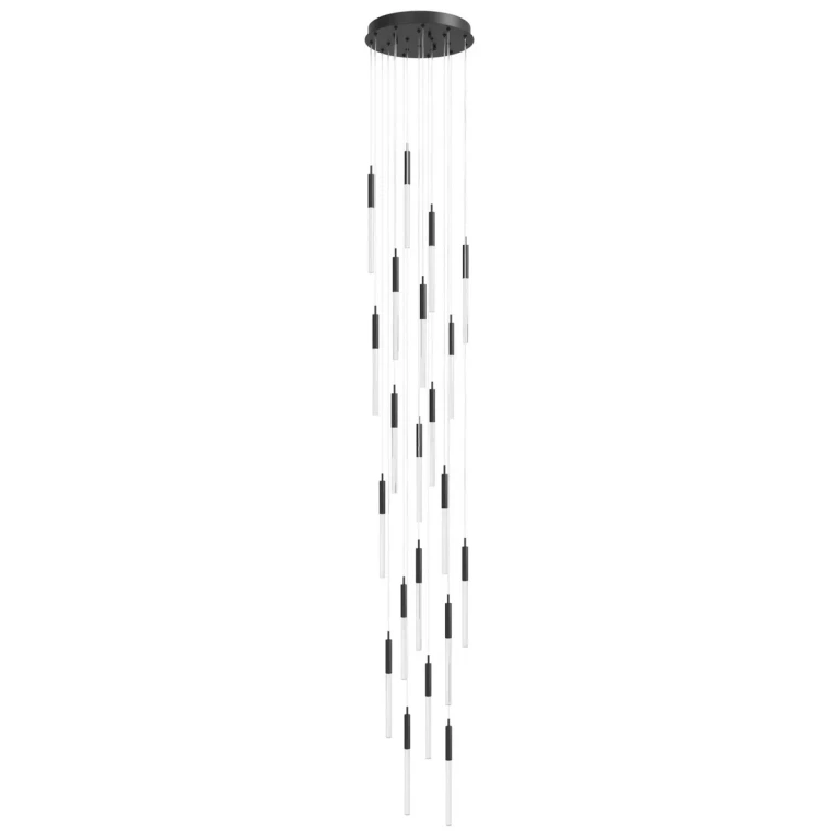 Black LED Pendant from the Main St. Collection