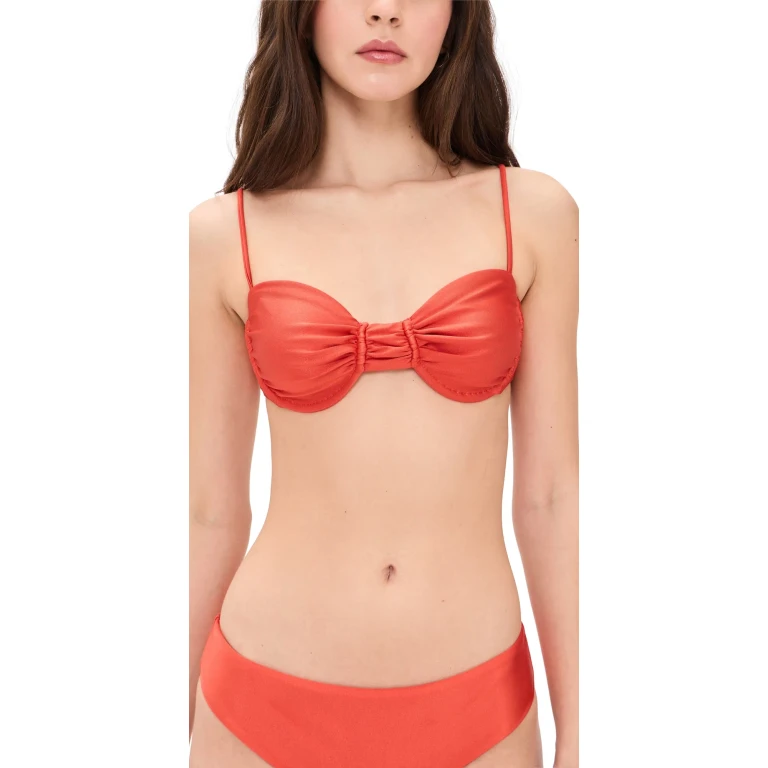 JADE Swim Mia Bikini Top White XS