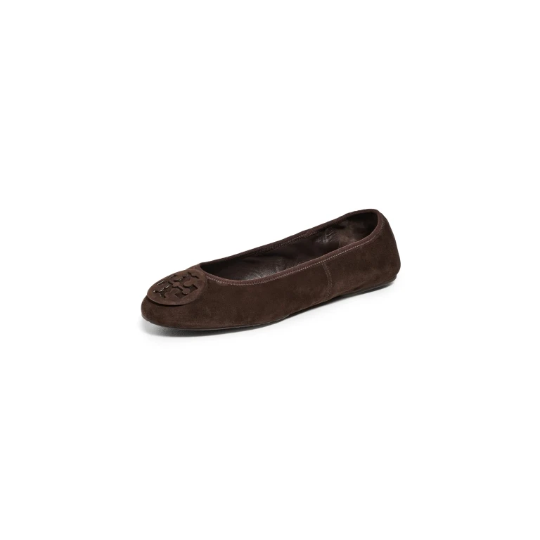 Sapatilhas Tory Burch Reva Travel Castanho Escuro 5