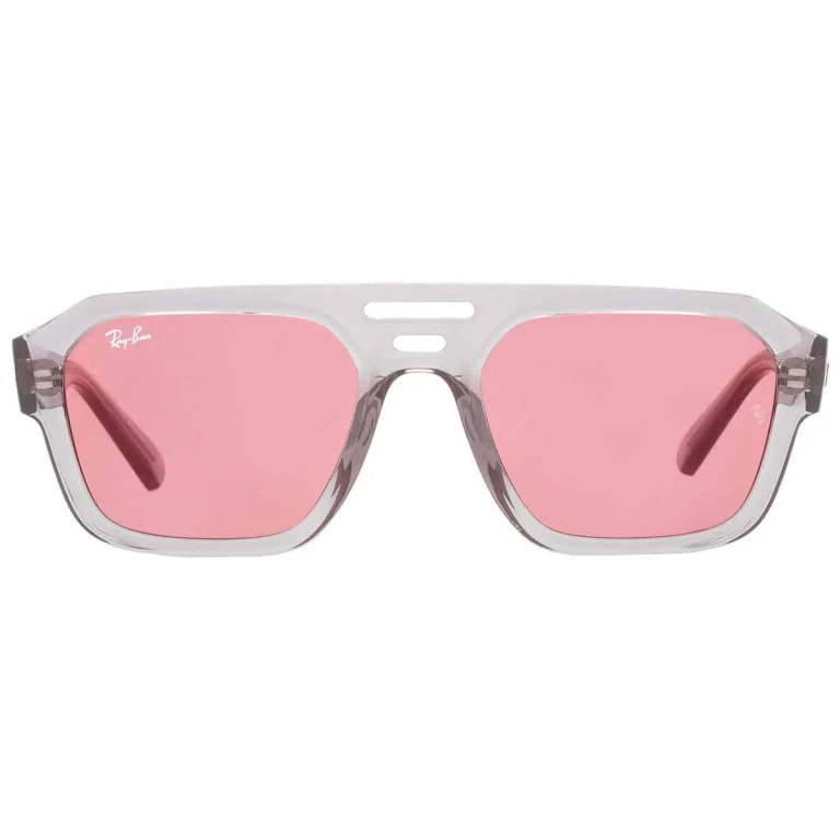 Ray Ban Corrigan Dark Violet Red Irregular Unisex Sunglasses RB4397 6684D0 54