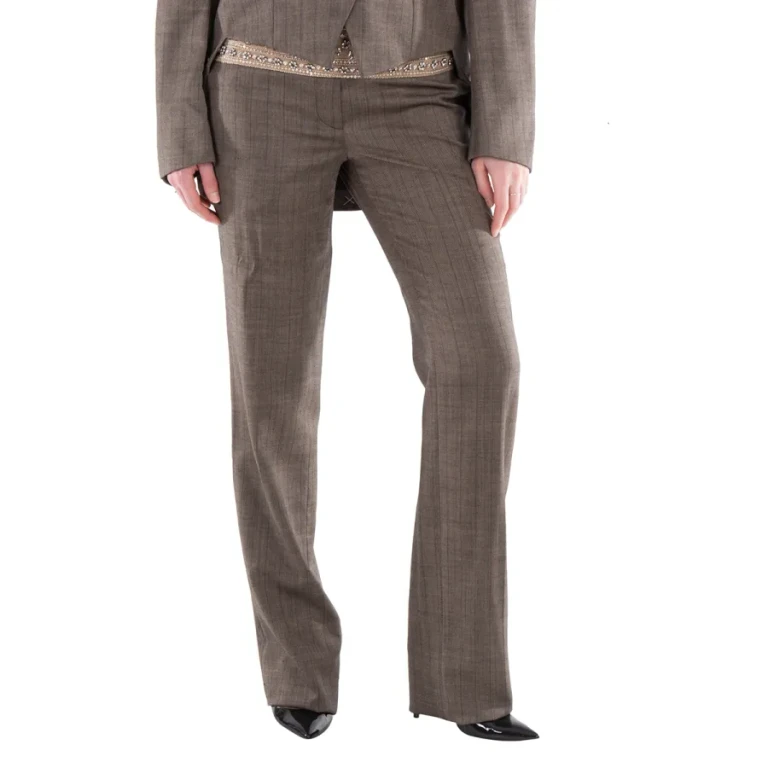 Stella Mccartney Straight-Leg Wool Pants