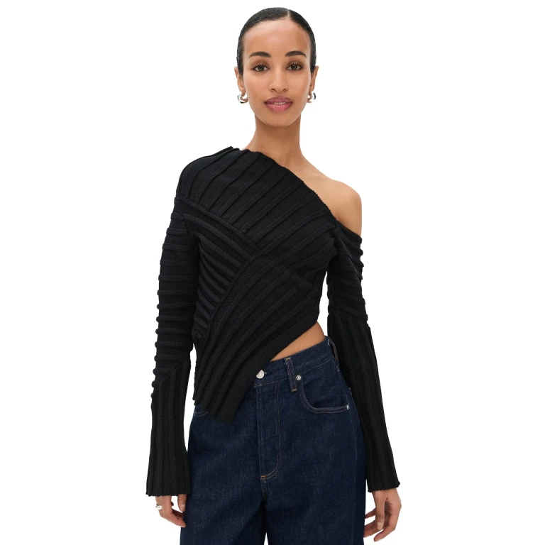 Cult Gaia Jaidan Knit Top Beach L