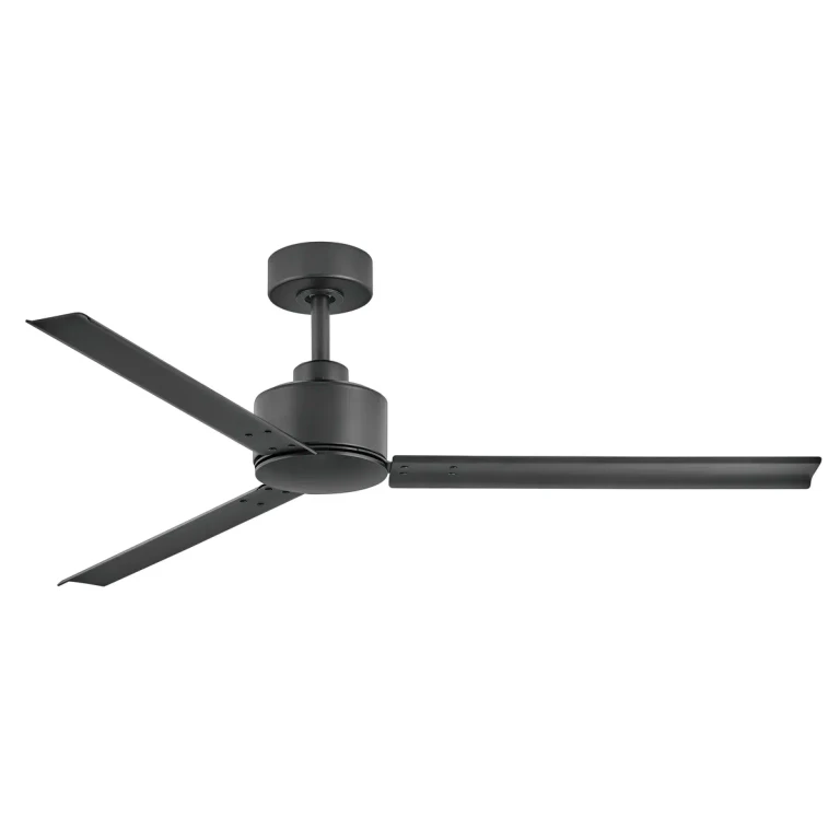 Hinkley Indy 56" Indoor/Outdoor Ceiling Fan in Matte Black - 900956FMB-NWA