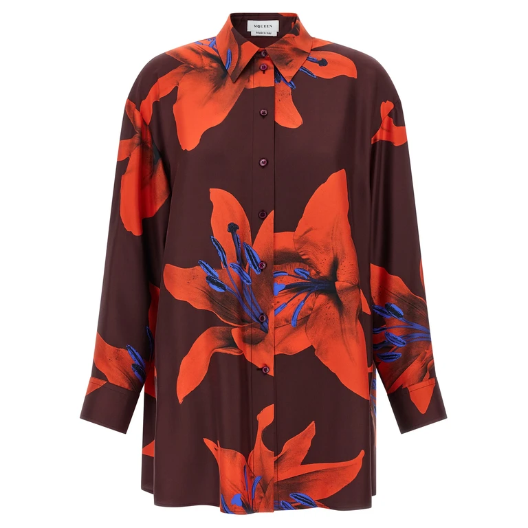 Alexander McQueen Multicolor Silk Blouse - Women