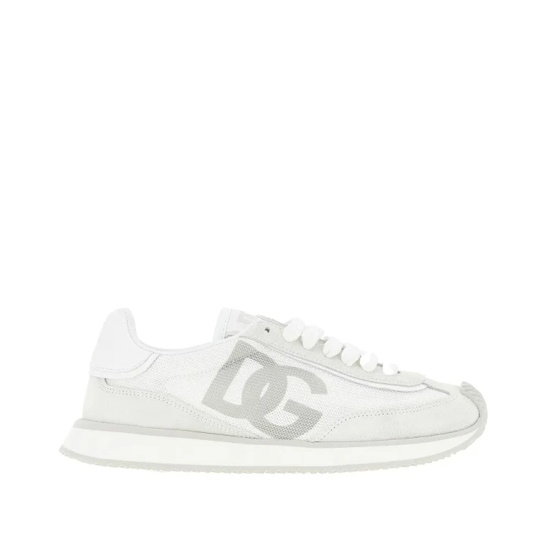 DOLCE & GABBANA DG CUSHION mesh and leather sneakers Woman 41