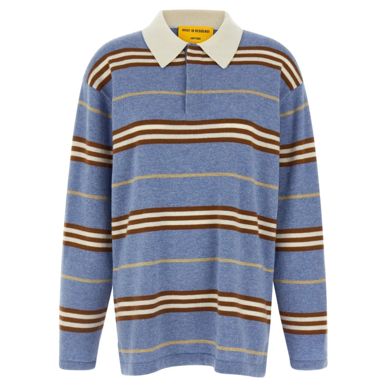 Guest in Residence striped Rugby Polo Shirt