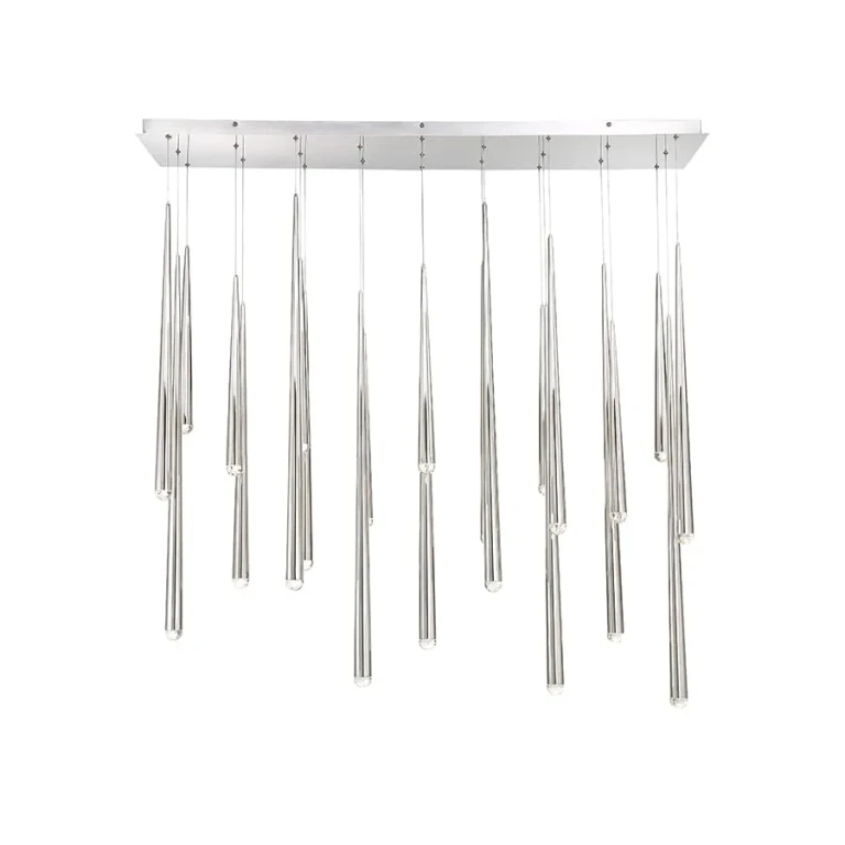 Modern Forms Cascade 23-Light Chandelier in Polished Nickel
