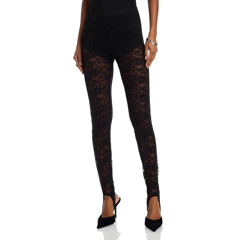 Steve Madden Sandrine Floral Lace Skinny Pants