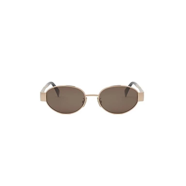 Celine Cl40235u Metal Triomphe 30n Gold Sunglasses
