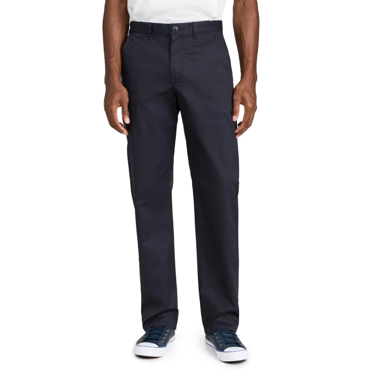 Naked & Famous Denim Straight Chino Navy Stretch Twill Pants Navy 29