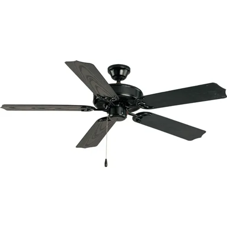 Black 52"Outdoor Ceiling Fan from the Basic-Max Collection